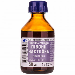 Півонії настойка, 50 мл - Тернофарм