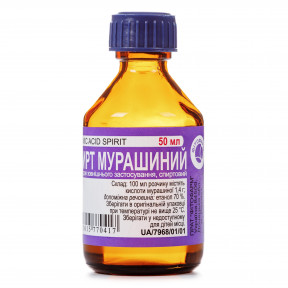Мурашиний спирт, 50 мл - Фітофарм