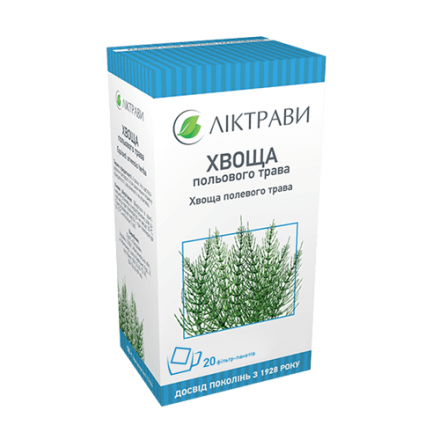 Хвоща полевого трава в фильтр пакетах по 1,5 г, 20 шт.