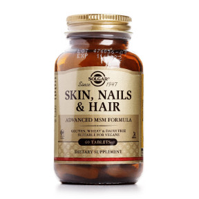 Солгар Шкіра, Волосся, Нігті таблетки, 60 шт.