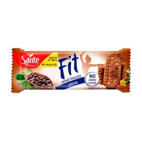 Печиво зернове Фіт з какао без доданого цукру 50г