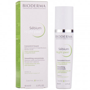 Сироватка розгладжуюча Bioderma Sebium Night Peel, 40 мл