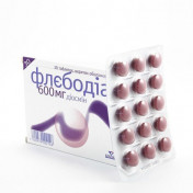 Флебодиа таблетки по 600 мг, 30 шт.