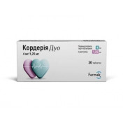 Кордерія Дуо табл. 4мг/1,25мг №30