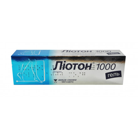 Лиотон 1000 гель, 50 г