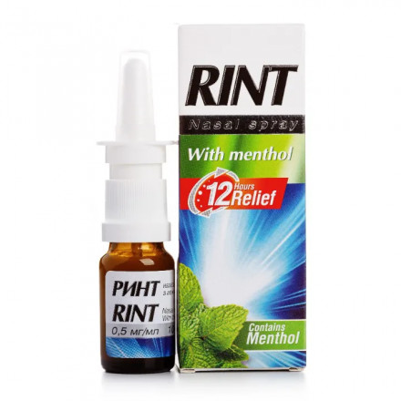 Ринт ментол спрей, 0,5 мг/г, 10 г