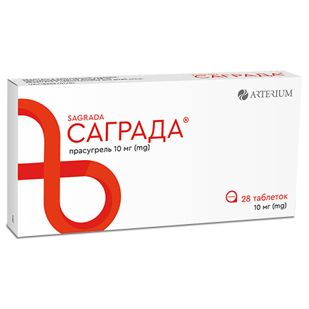 Саграда таблетки по 10 мг, 28 шт.