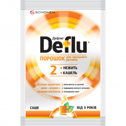 Дефлю порошок для орального раствора в саше, 8 шт.