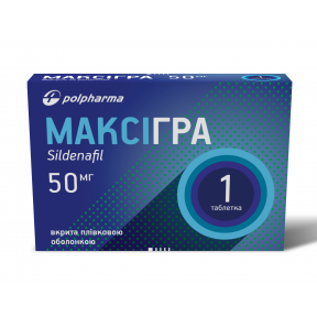 Максігра таблетки 50 мг 1 шт