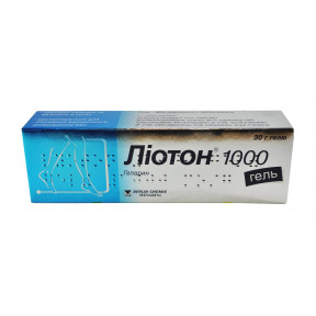 Лиотон 1000 гель, 30 г