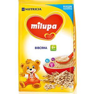 Мілупа каша мол.210г вівсяна /1147