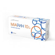 Міарин табл. п/о. 10мг №30