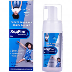 Хедрінг Комфорт Мус для знищення вошей і гнид, 100 мл