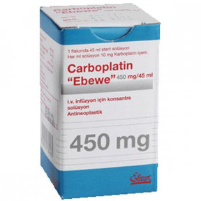 Карбоплатин ЭБЕВЕ 10мг/мл 45мл (450мг) N1 концентрат для приготовления раствора для инфузий