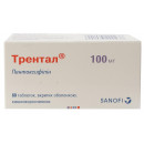 Трентал таблетки по 100 мг, 60 шт.