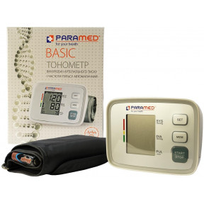 Автоматичний тонометр Paramed Basic, манжета 22-36см, 1 шт.