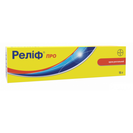 Реліф Про крем ректальний 15 г