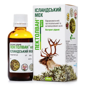 Пектолван Фіто Ісландський Мох рідкий екстракт, 50 мл