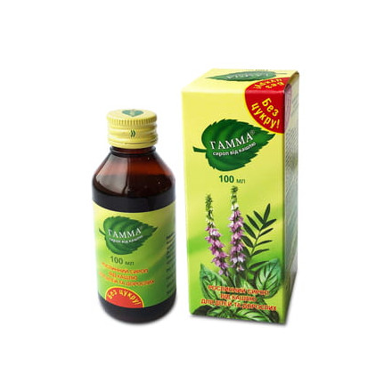 Гамма рослинний сироп від кашлю, 100 мл