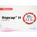 Корсар Н таблетки от повышенного давления, 80 мг/12,5 мг, 30 шт.