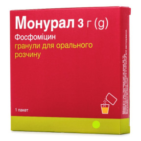 Монурал гранули для розчину, 3 г