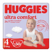Підгузки Huggies Ultra Comfort 4 Унісекс (7-18кг) №50