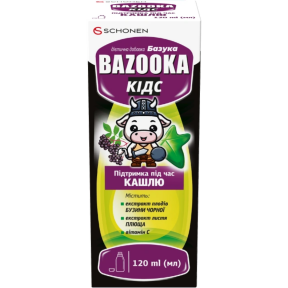Базука Кідс еліксир 120 мл,фл.