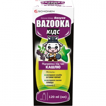 Базука Кідс еліксир 120 мл,фл.