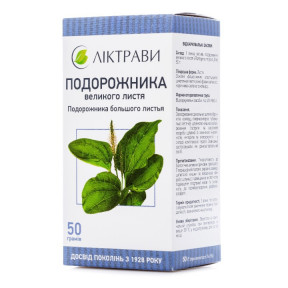 Подорожника лист 50 г Ліктрави
