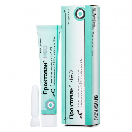 Проктозан Нео мазь від геморою, 20 г