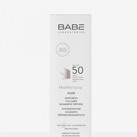 BABE HEALTHY AGING Сонцезахисний флюїд SPF 50 з коллагеном і пептидами 40 мл