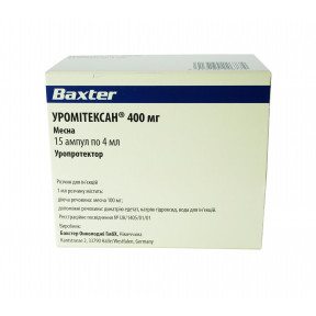 Уромітексан 400 мг 4 мл N15 розчин