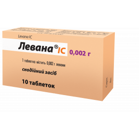 Левана IC таблетки 0,002 г, 10 шт.