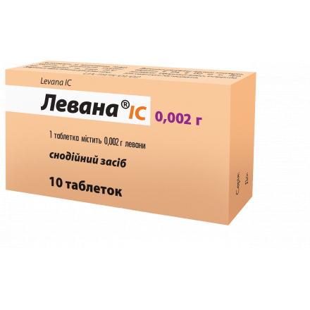 Левана IC таблетки 0,002 г, 10 шт.