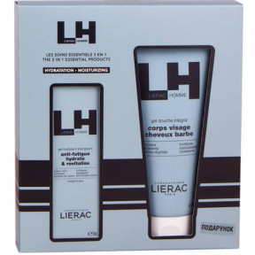 Lierac набір Homme Флюїд Глобальний антивіковий догляд 50 мл + Гель для душу 200 мл