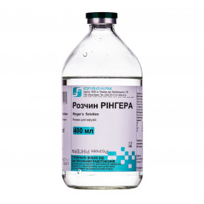 Рінгера розчин для інфузій, 400 мл