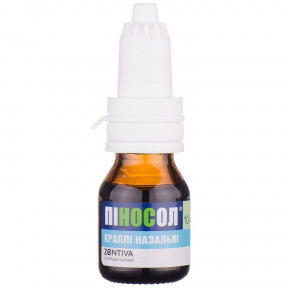 Піносол краплі назальні, 10 мл - Саньок Фармасьютікалз