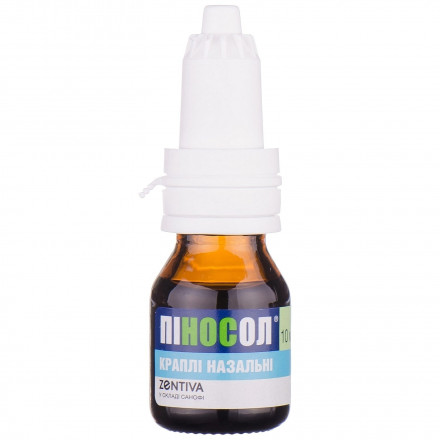 Піносол краплі назальні, 10 мл - Саньок Фармасьютікалз