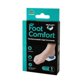 Фут комфорт силіконовий підп`яточник (пара),розм.S