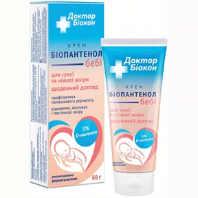 Біопантенол Бебі крем для сухої та ніжної шкіри, 60 г