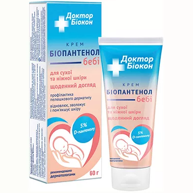 Біопантенол Бебі крем для сухої та ніжної шкіри, 60 г