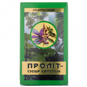 Проліт Супер капсули для профілактики та комплексного лікування захворювань сечостатевої системи, 60 шт.