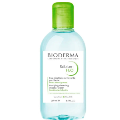 Лосьйон Bioderma Sebium Н2О очищуючий для обличчя, для жирної та комбінованої шкіри, 250 мл