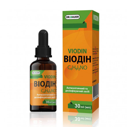 Віодін розчин н/ш 100 мг/мл по 30 мл у флак.
