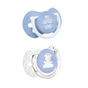 Кенпол пустушка силконова динамічна 0-2 м-ців 2 шт. LOVI MY LITTLE LOVE 22/847 хлоп.