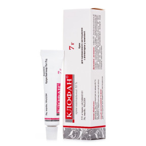 Клофан крем при кандидозі у жінок, 10%, 7 г