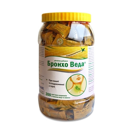 Бронхо веда мед/лимон №300