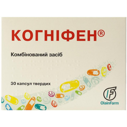 Когнифен 300 мг/5 мг N30 капсулы