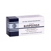 Біпролол таблетки по 5 мг, 30 шт.