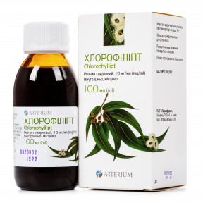 Хлорофіліпт антисептичний розчин спиртовий, 100 мл - Артеріум
